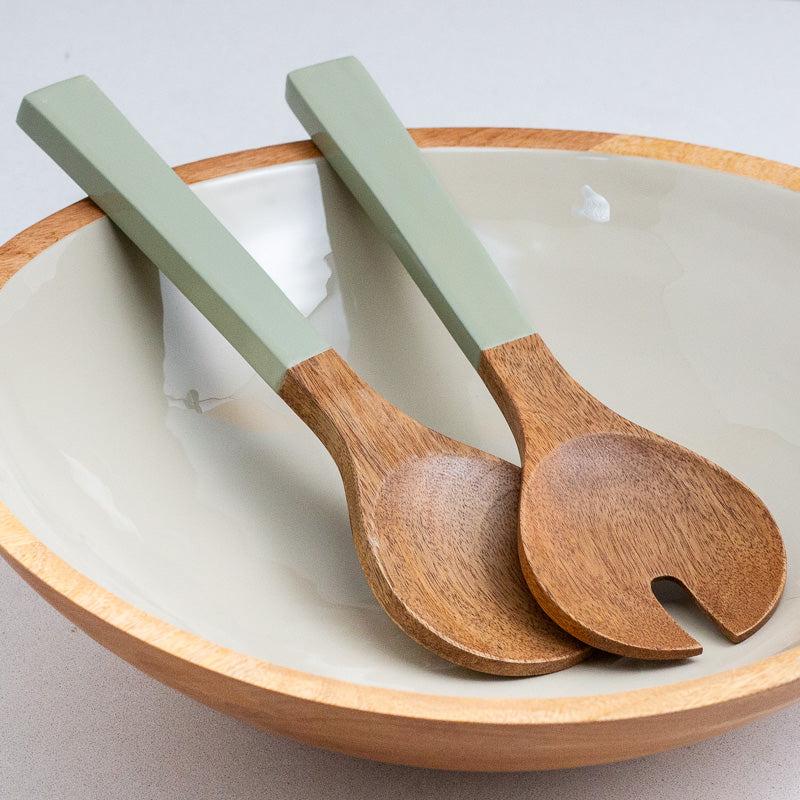 be home Madras Serving Set Sage