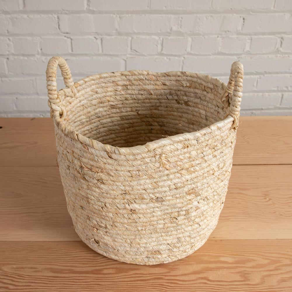 Be Home Maiz Basket With Handles Large