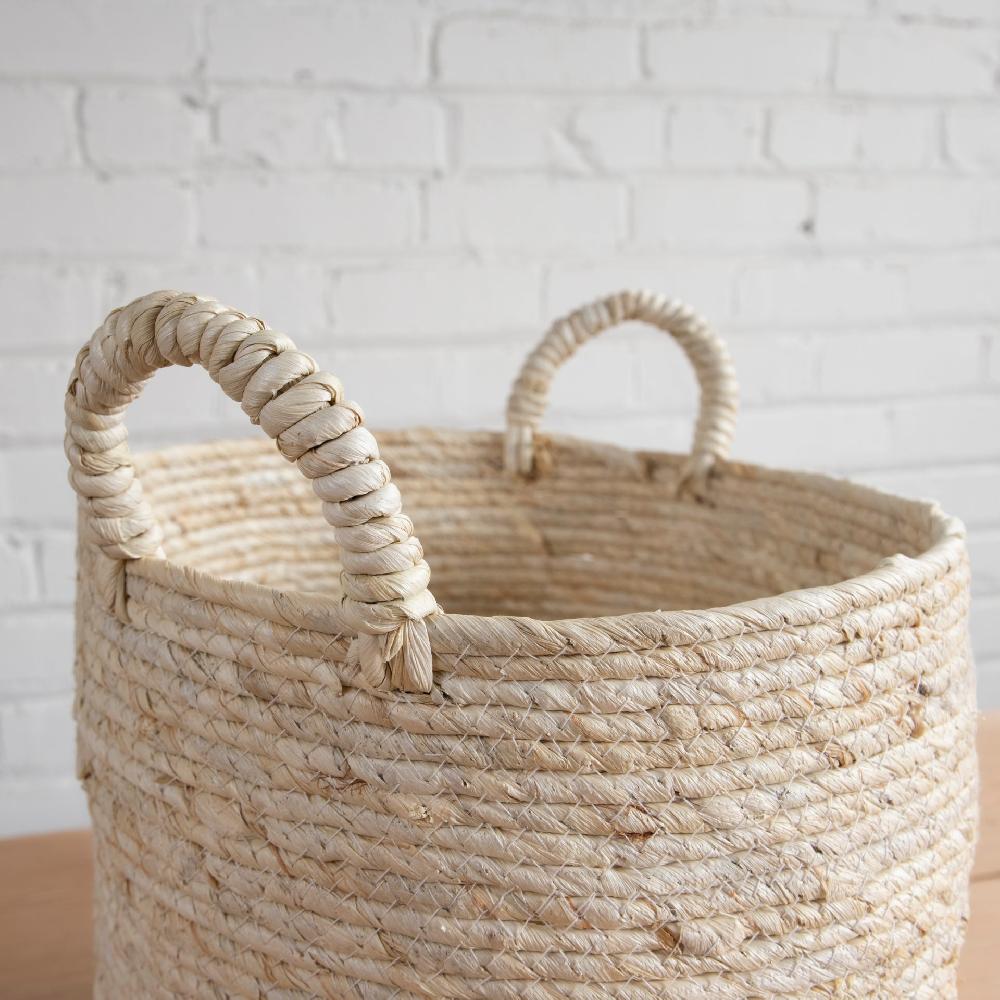 Be Home Maiz Basket With Handles Medium