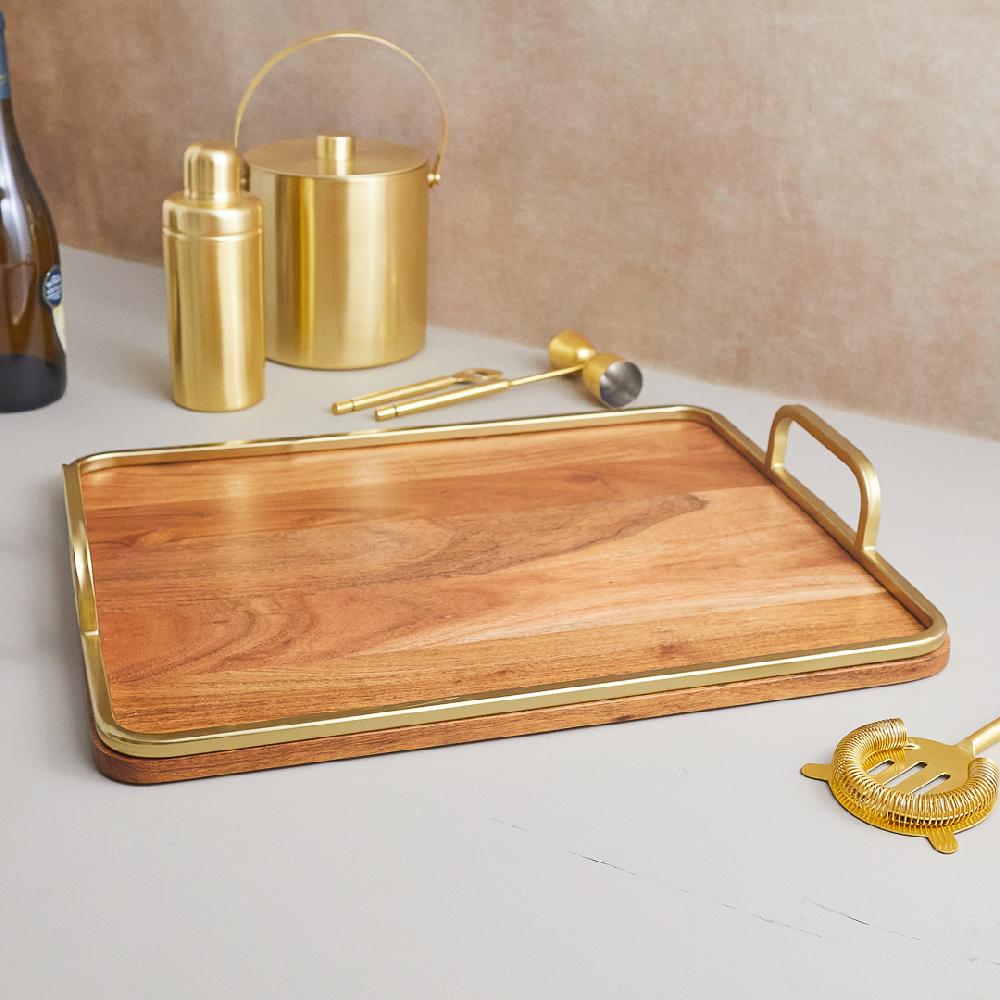 Be Home Mariposa Tray Set Of 2