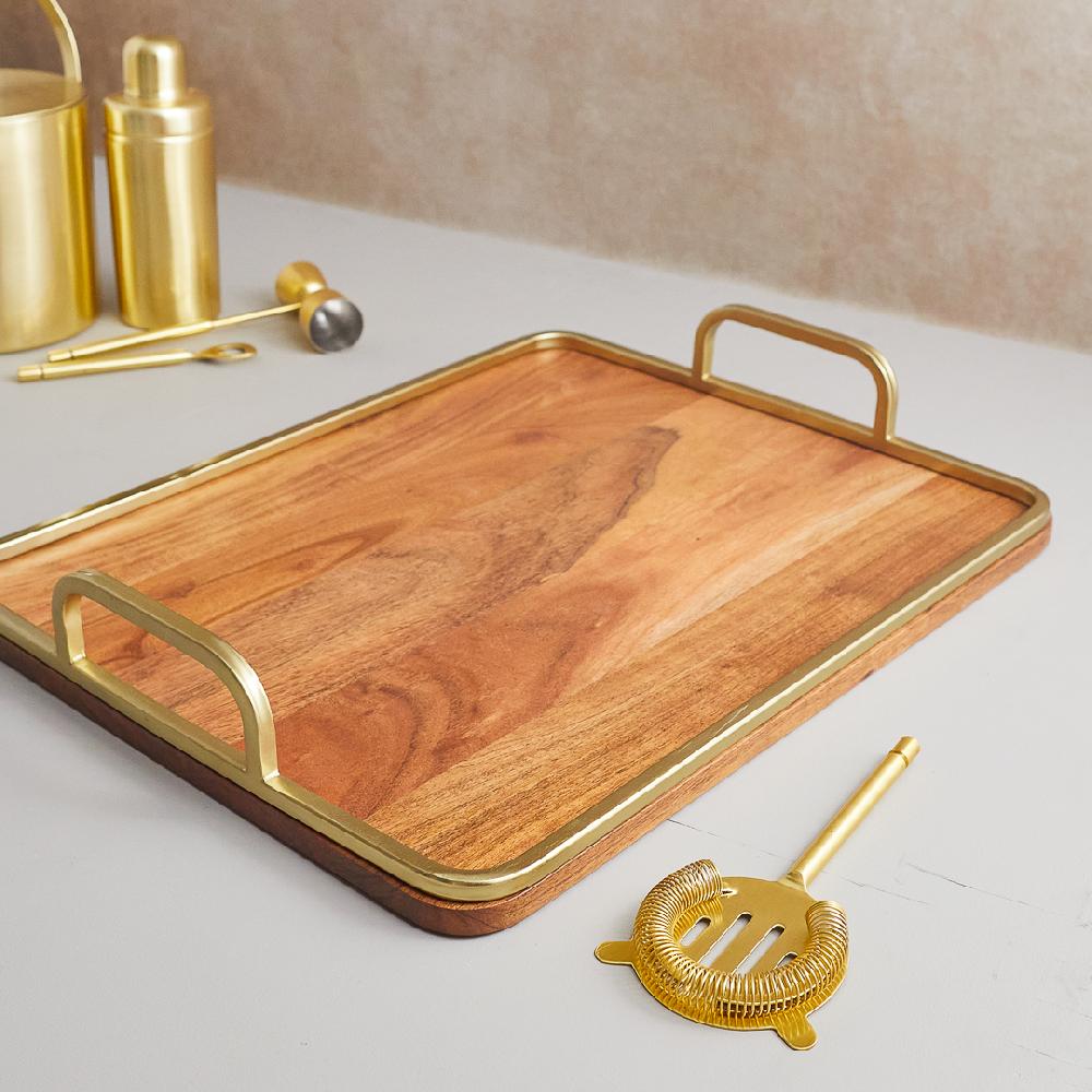 Be Home Mariposa Tray Set Of 2