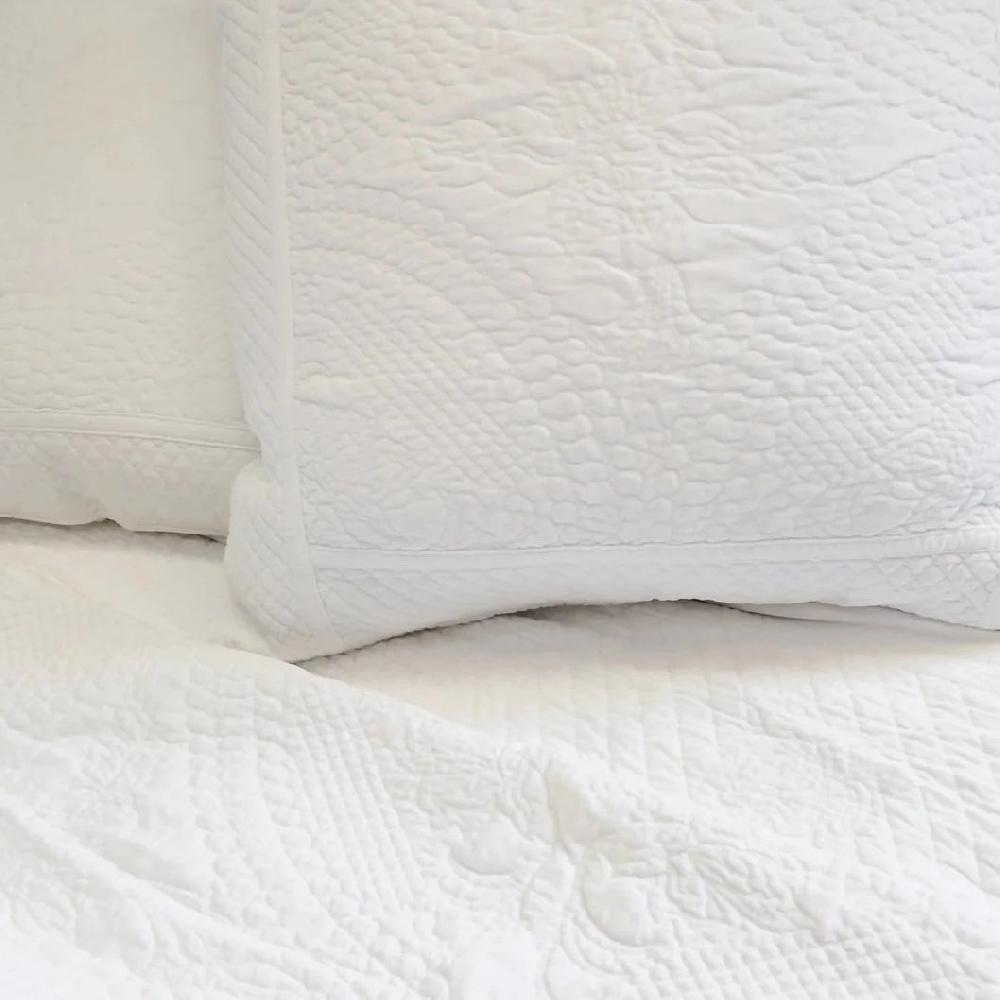 Be Home Marseille Large Euro Sham White