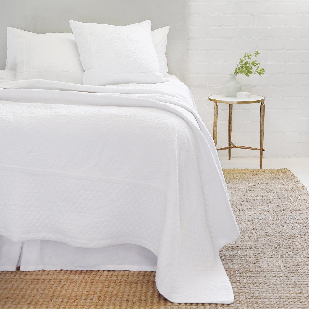 Be Home Marseille Large Euro Sham White