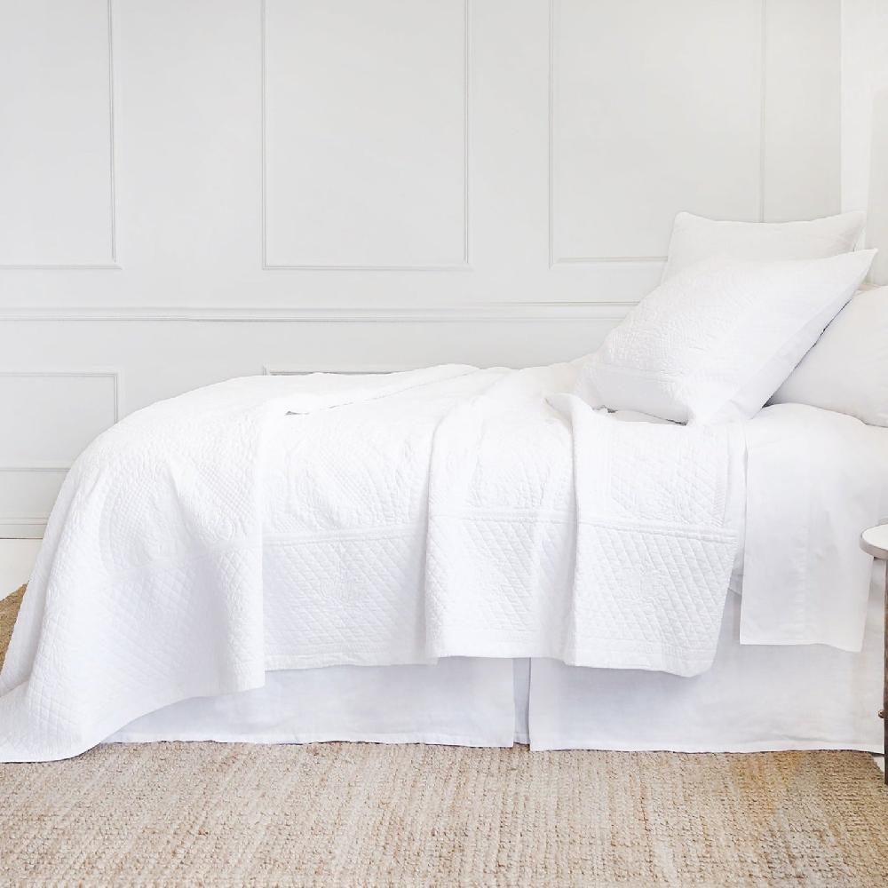Be Home Marseille Large Euro Sham White