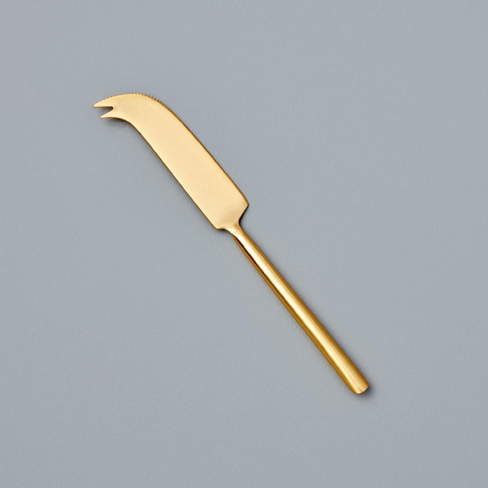 be home Matte Gold Cheese Knife
