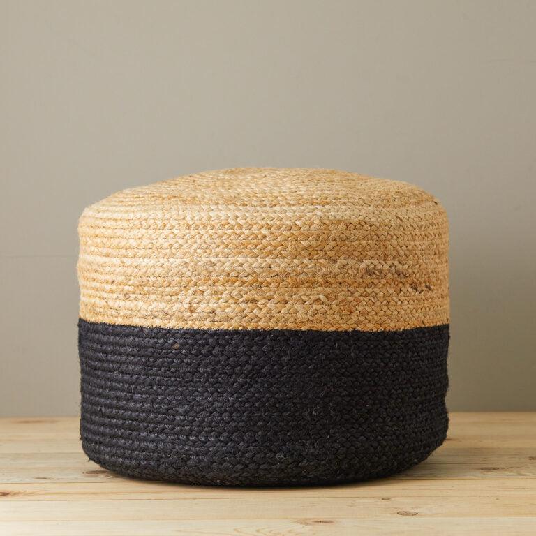 be home Mava Jute Pouf