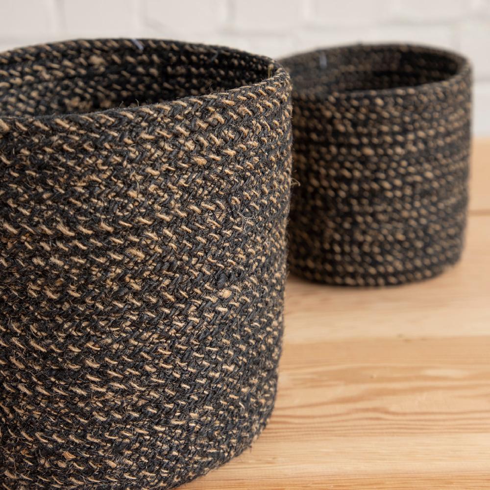 Be Home Melia Cachepot Black Set Of 4