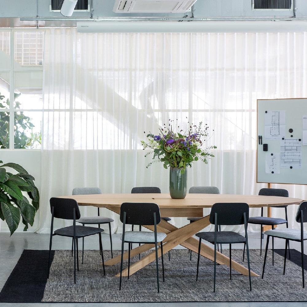 Be Home Mikado Solid Oak Meeting Table