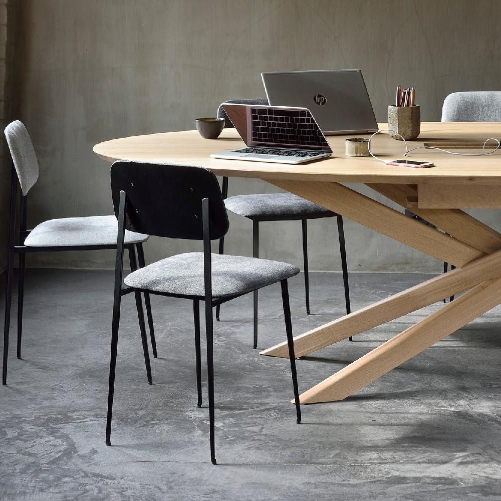 be home Mikado Solid Oak Meeting Table