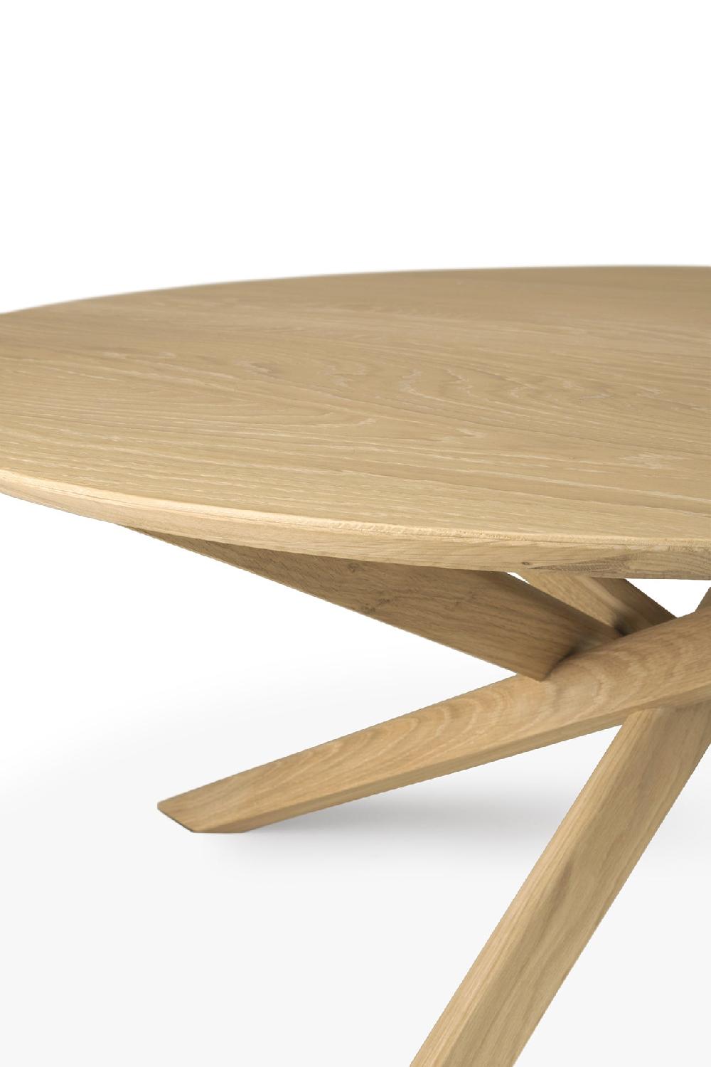 Be Home Mikado Solid Oak Round Coffee Table