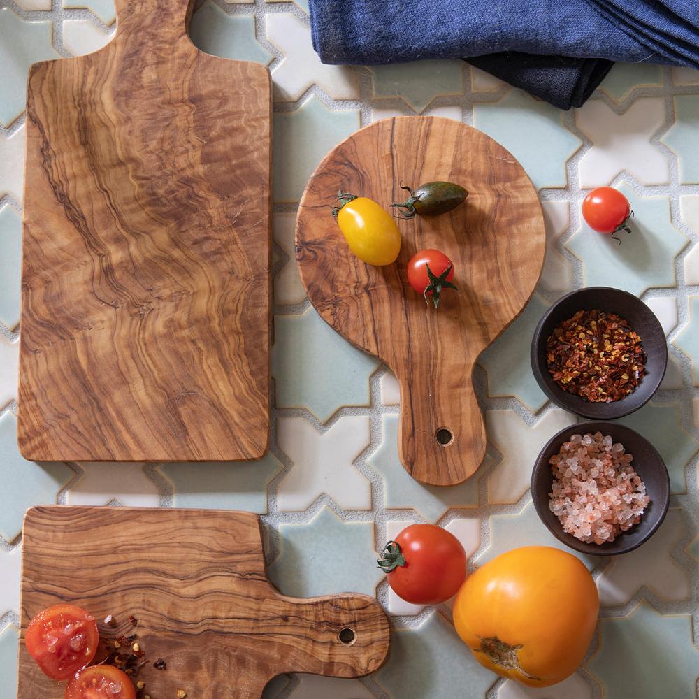 Be Home Mini Rectangular Olive Wood Board