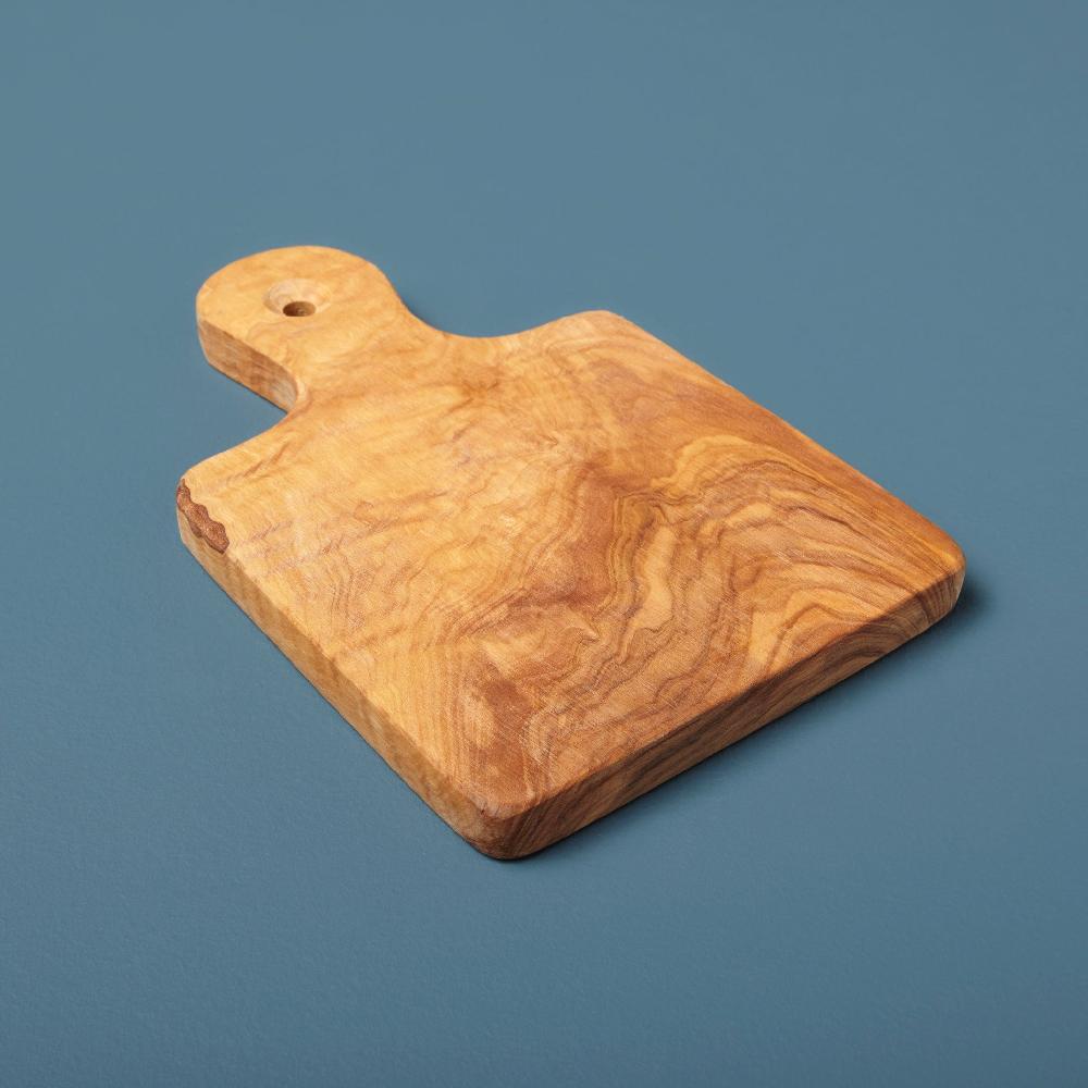 Be Home Mini Square Olive Wood Board