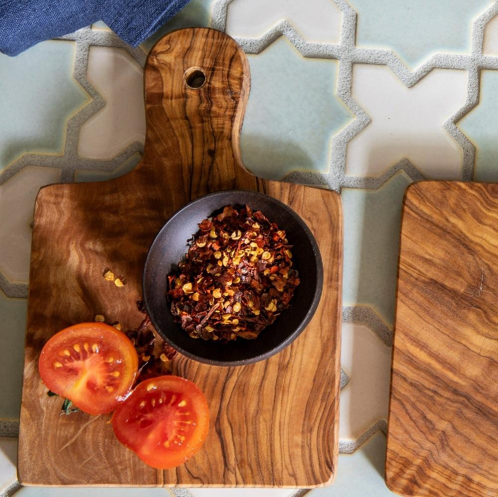 Be Home Mini Square Olive Wood Board