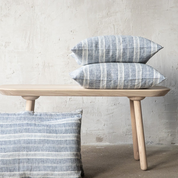 Be Home Multistripe Rectangular Pillow Indigo