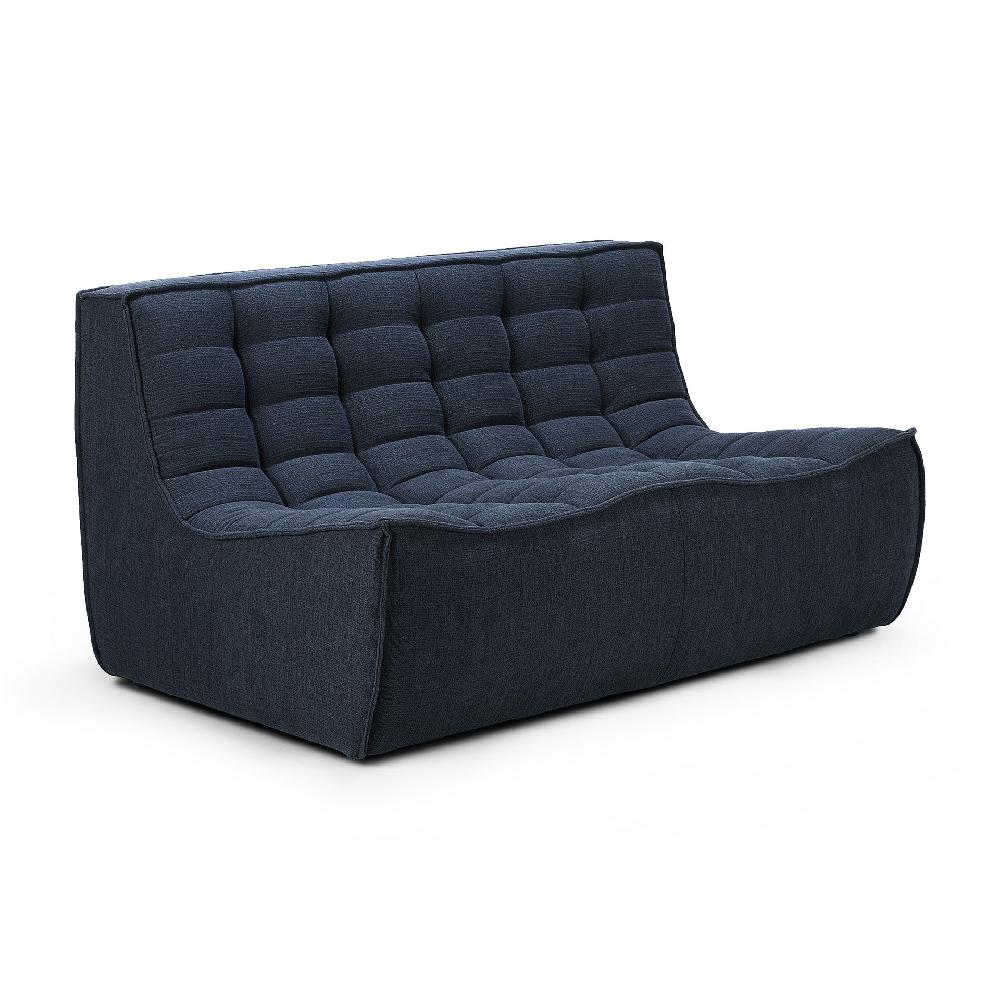 Be Home N701 2 Seater Eco Fabric Sofa Graphite