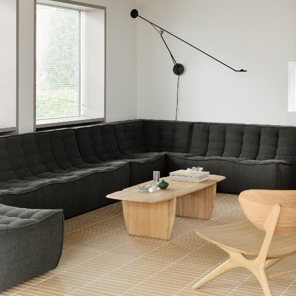 Be Home N701 2 Seater Eco Fabric Sofa Moss