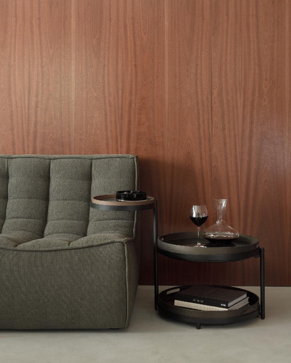 Be Home N701 2 Seater Eco Fabric Sofa Moss