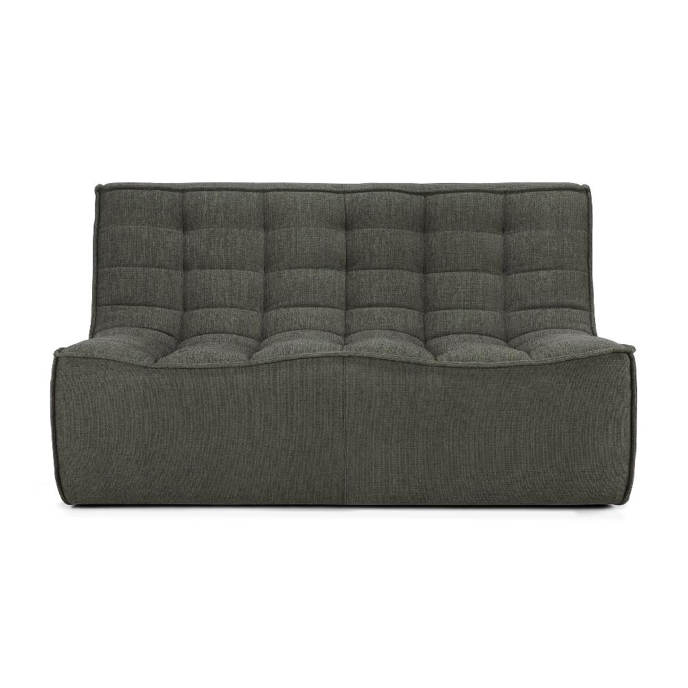 Be Home N701 2 Seater Eco Fabric Sofa Moss
