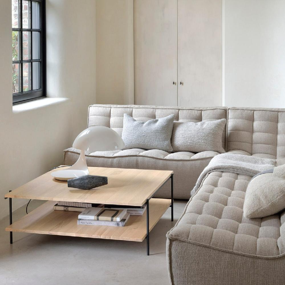 be home N701 2 Seater Sofa Beige