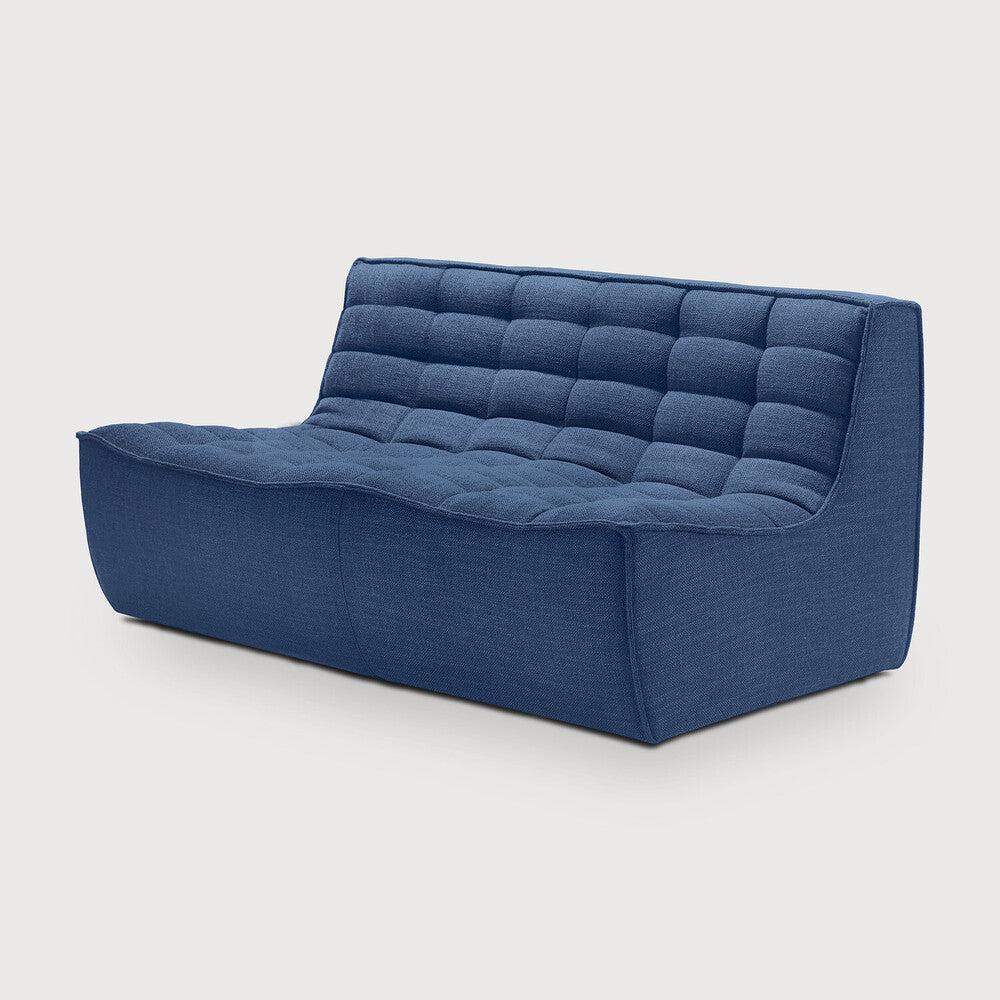 Be Home N701 2 Seater Sofa Blue