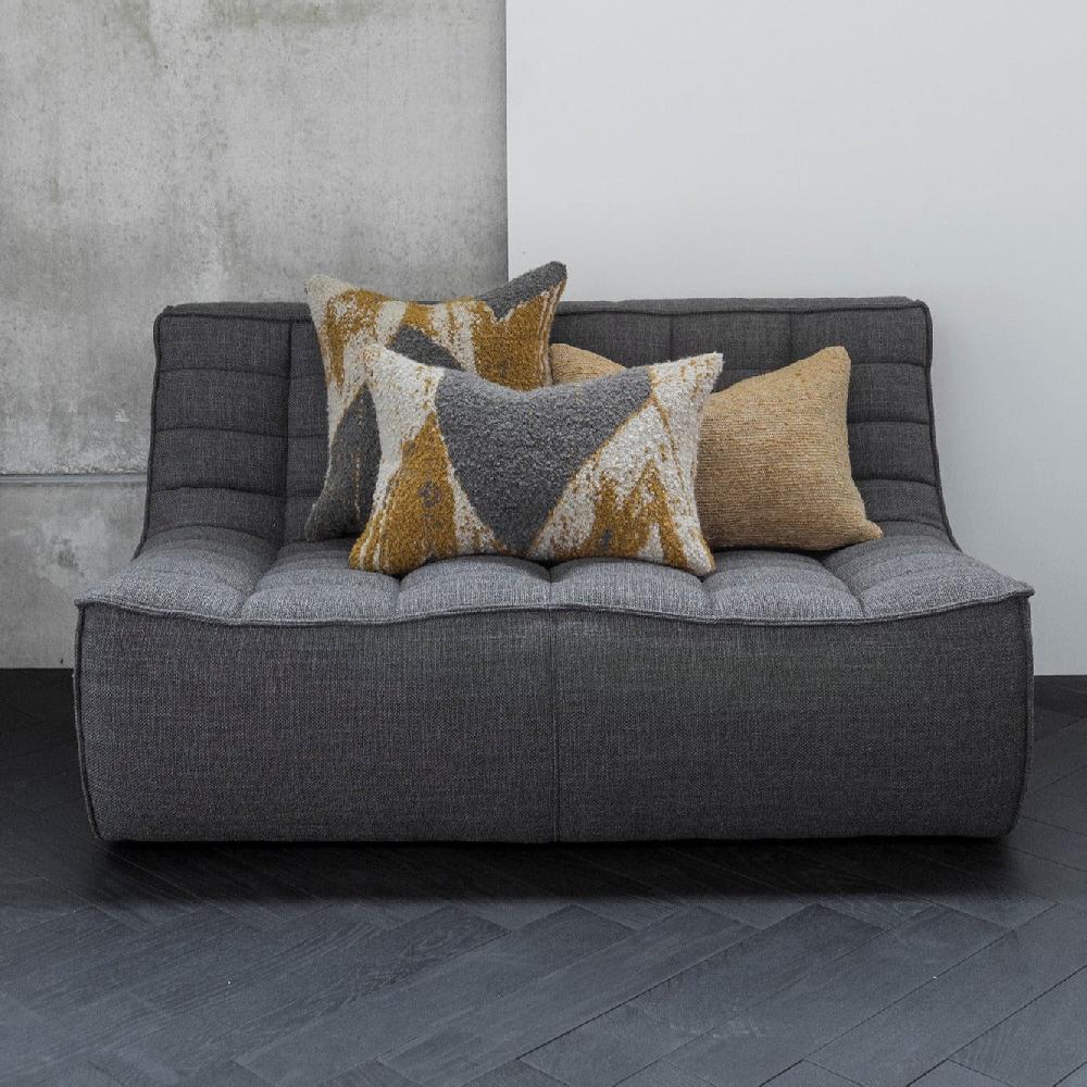 be home N701 2 Seater Sofa Dark Grey