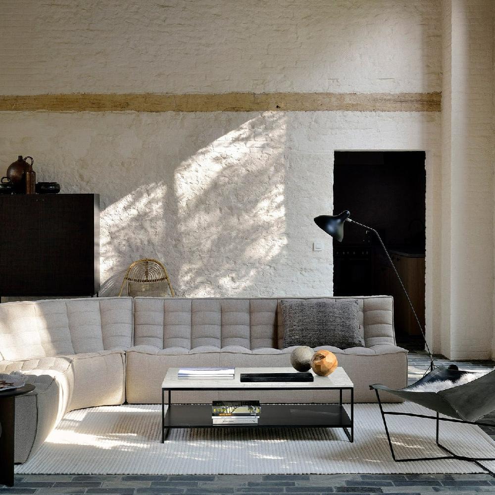 be home N701 3 Seater Sofa Beige