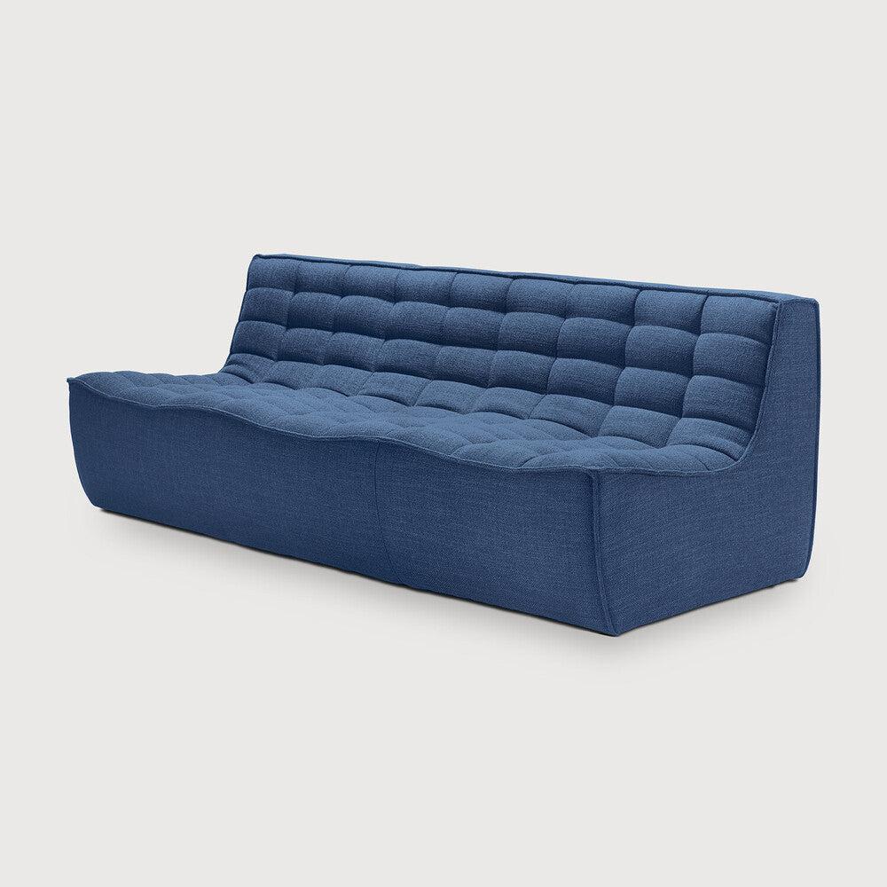 Be Home N701 3 Seater Sofa Blue