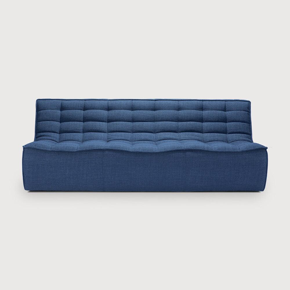 be home N701 3 Seater Sofa Blue
