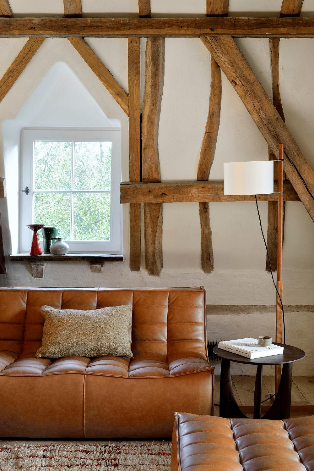 Be Home N701 3 Seater Sofa Old Saddle Leather