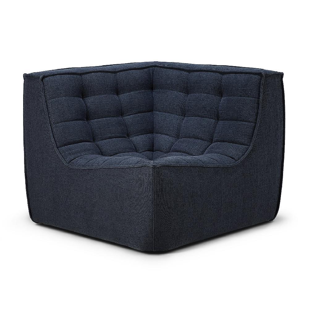 Be Home N701 Corner Eco Fabric Sofa Graphite