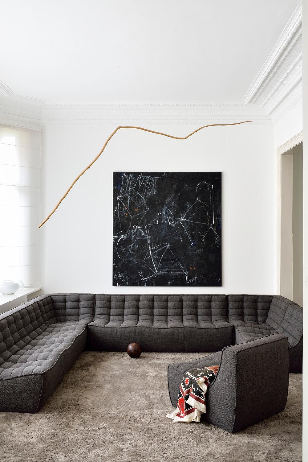 Be Home N701 Corner Sofa Dark Grey