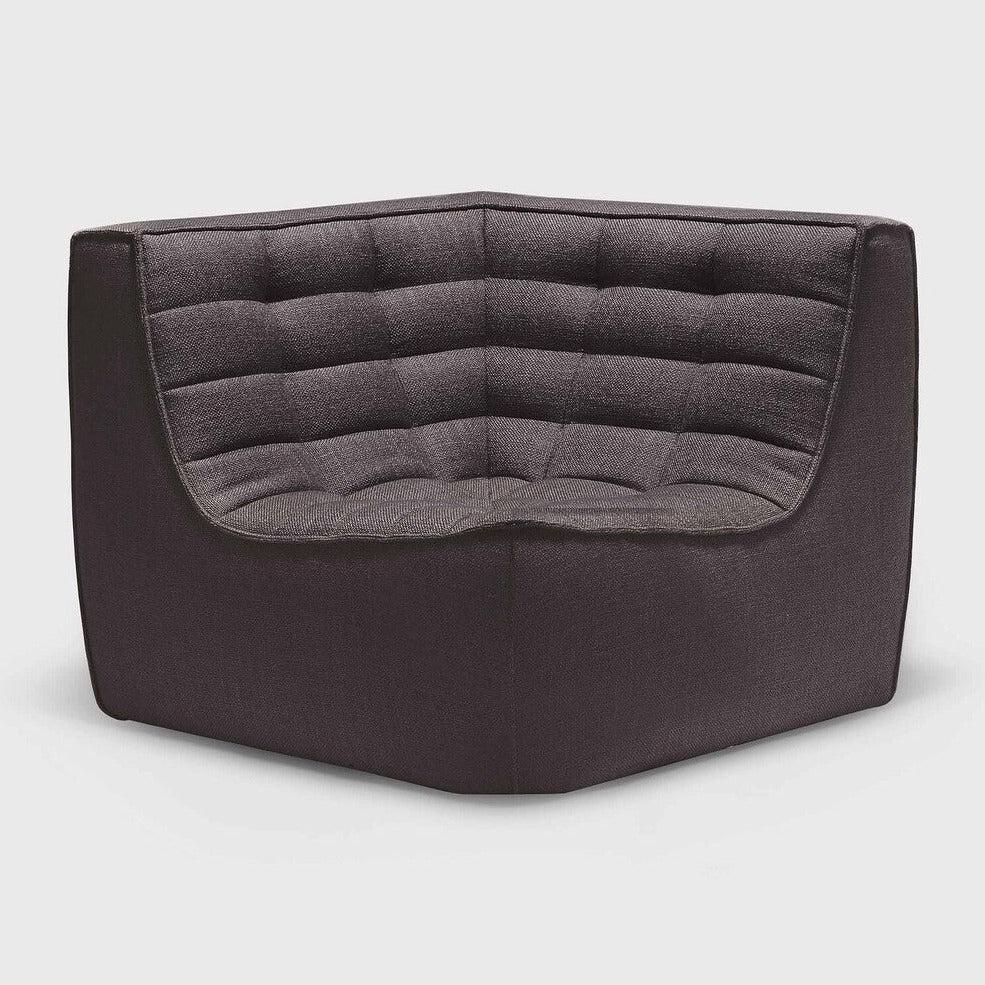 be home N701 Corner Sofa Dark Grey