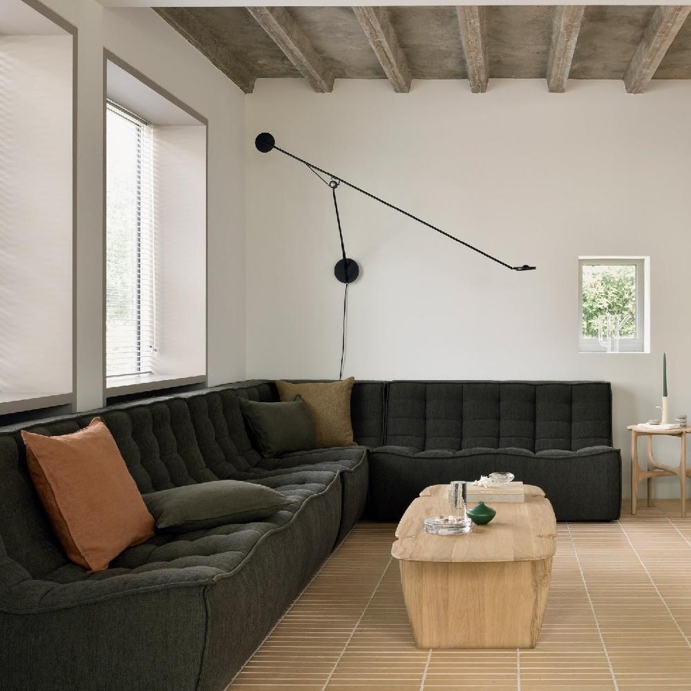 Be Home N701 Corner Sofa Moss