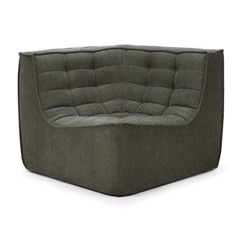 Be Home N701 Corner Sofa Moss