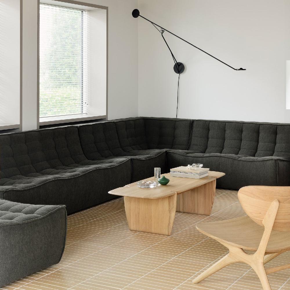 be home N701 Corner Sofa Moss