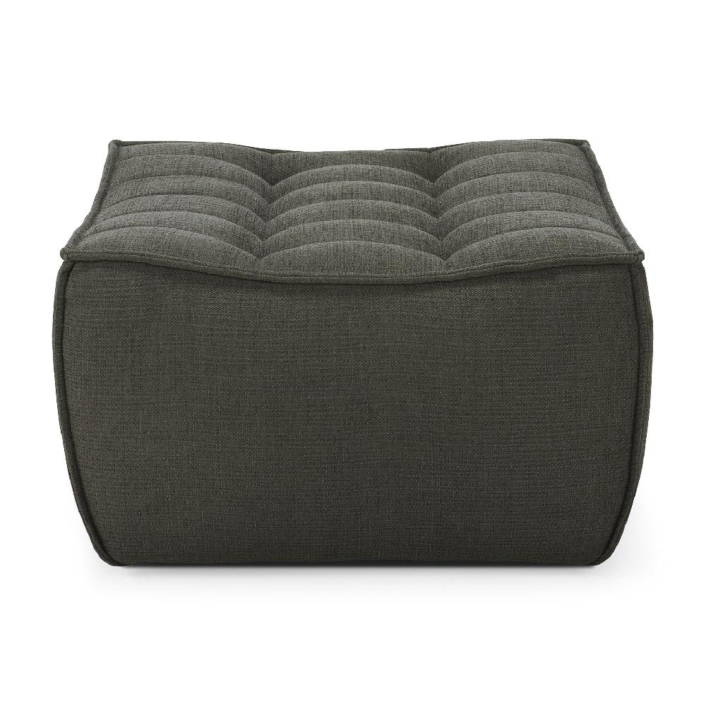Be Home N701 Eco Fabric Footstool Moss