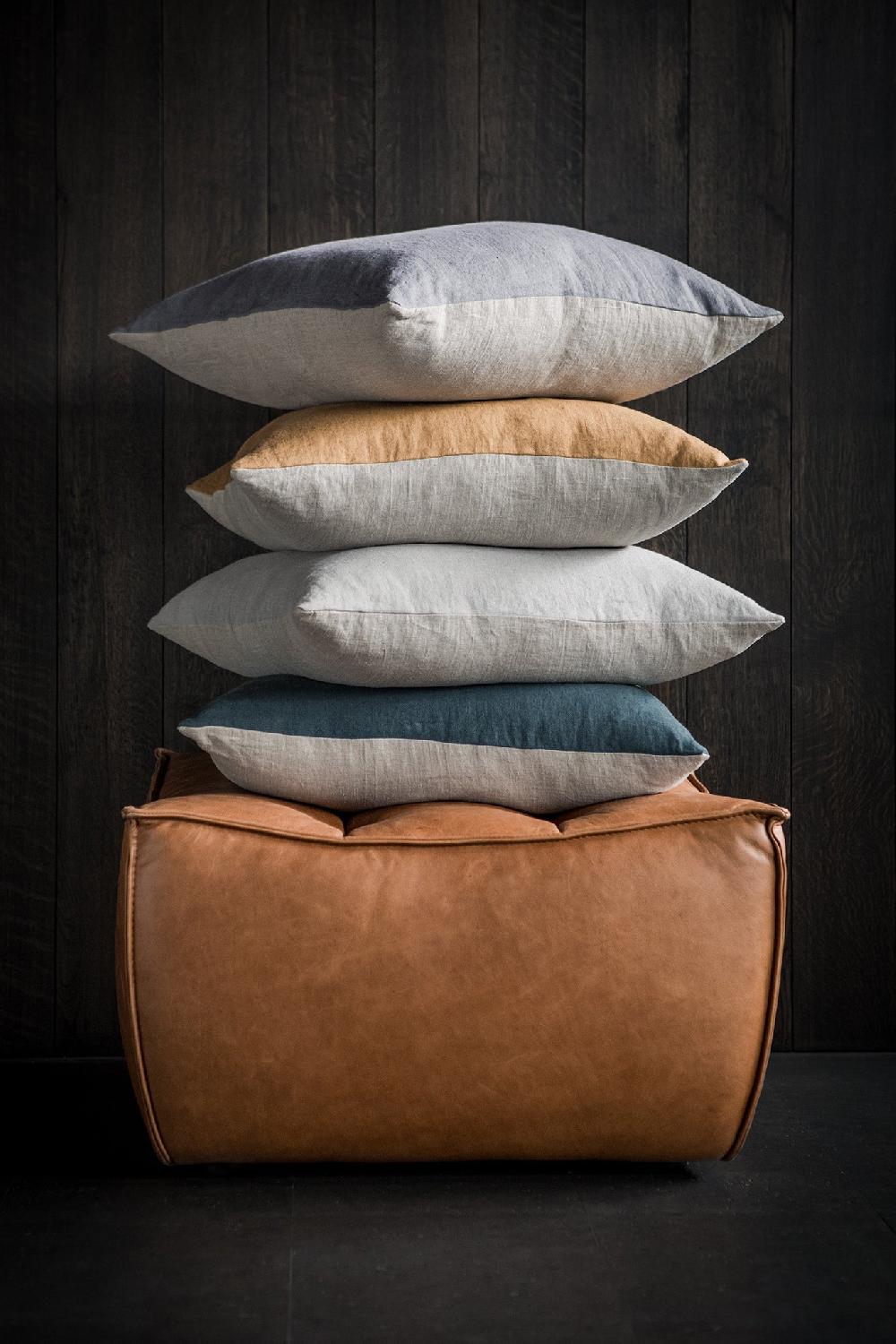 Be Home N701 Footstool Old Saddle Leather