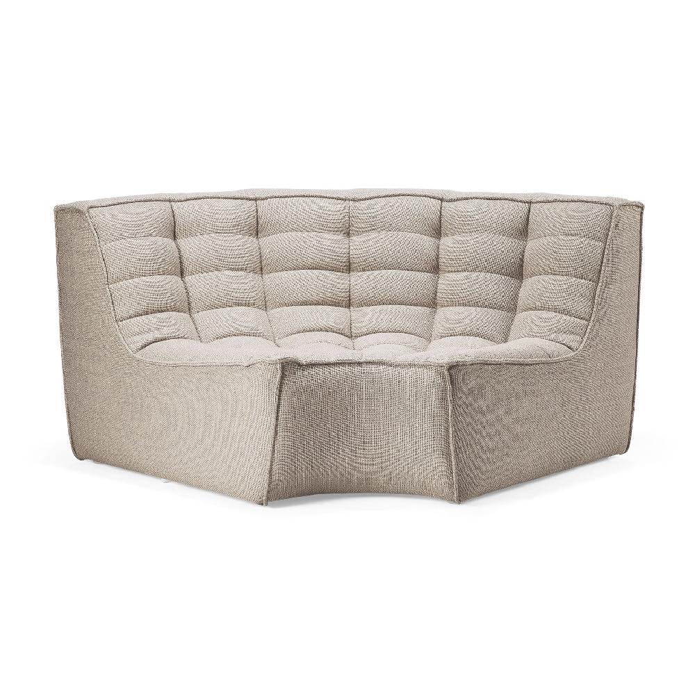 Be Home N701 Round Corner Sofa Beige