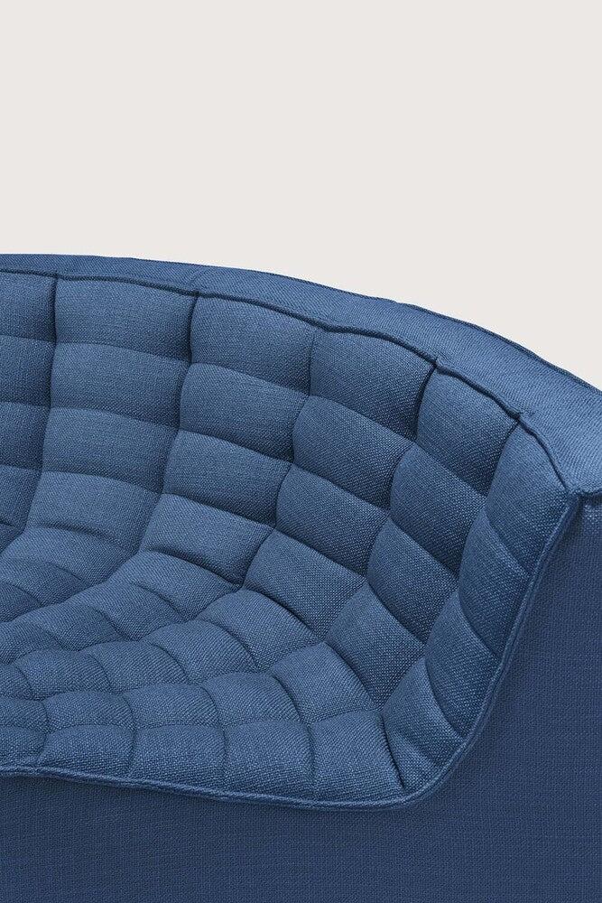 Be Home N701 Round Corner Sofa Blue