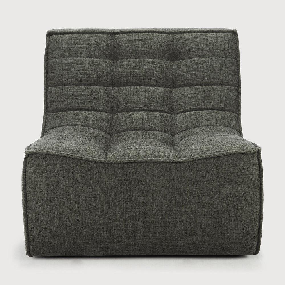 Be Home N701 Single Seater Eco Fabric Sofa Moss