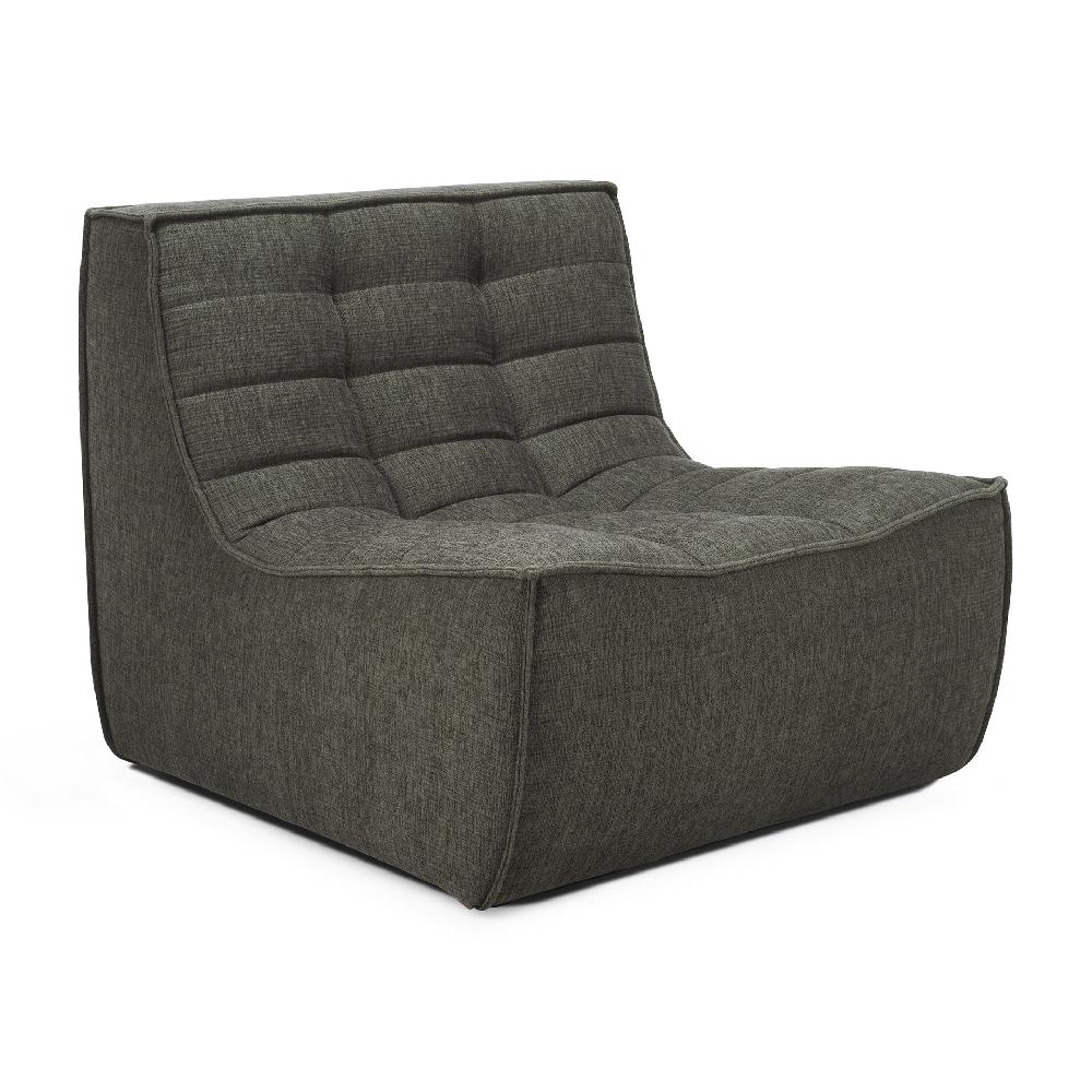 Be Home N701 Single Seater Eco Fabric Sofa Moss