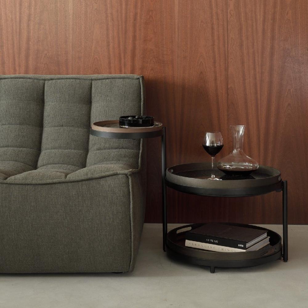 be home N701 Single Seater Eco Fabric Sofa Moss