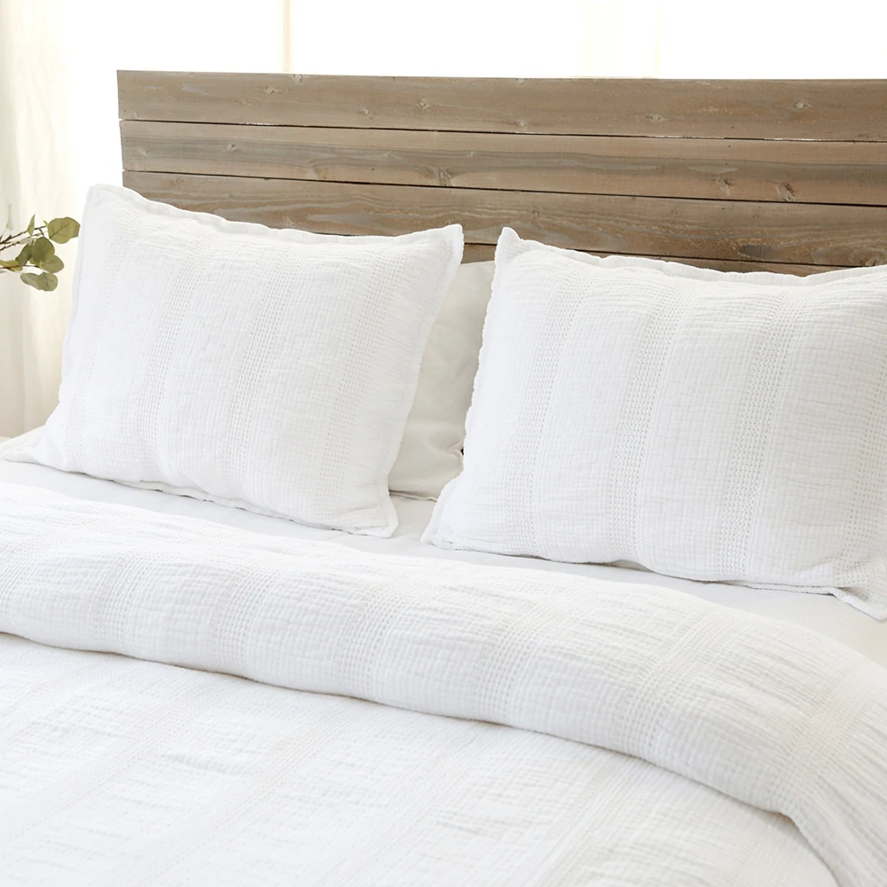 be home Nantucket King Matelasse Coverlet White