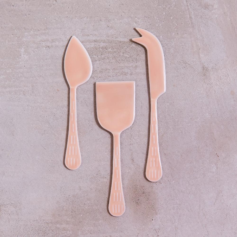 be home Nera Light Rose Cheese Set of 3 be home Nera Light Rose Cheese Set of 3