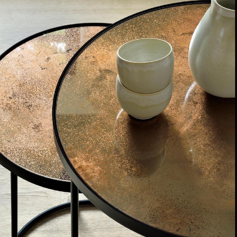 Be Home Nesting Side Table Set Of 2 Bronze