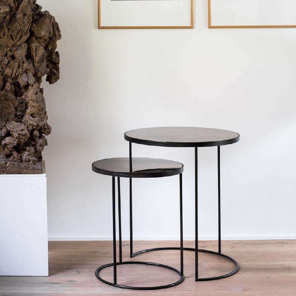 be home Nesting Side Table Set Of 2 Bronze