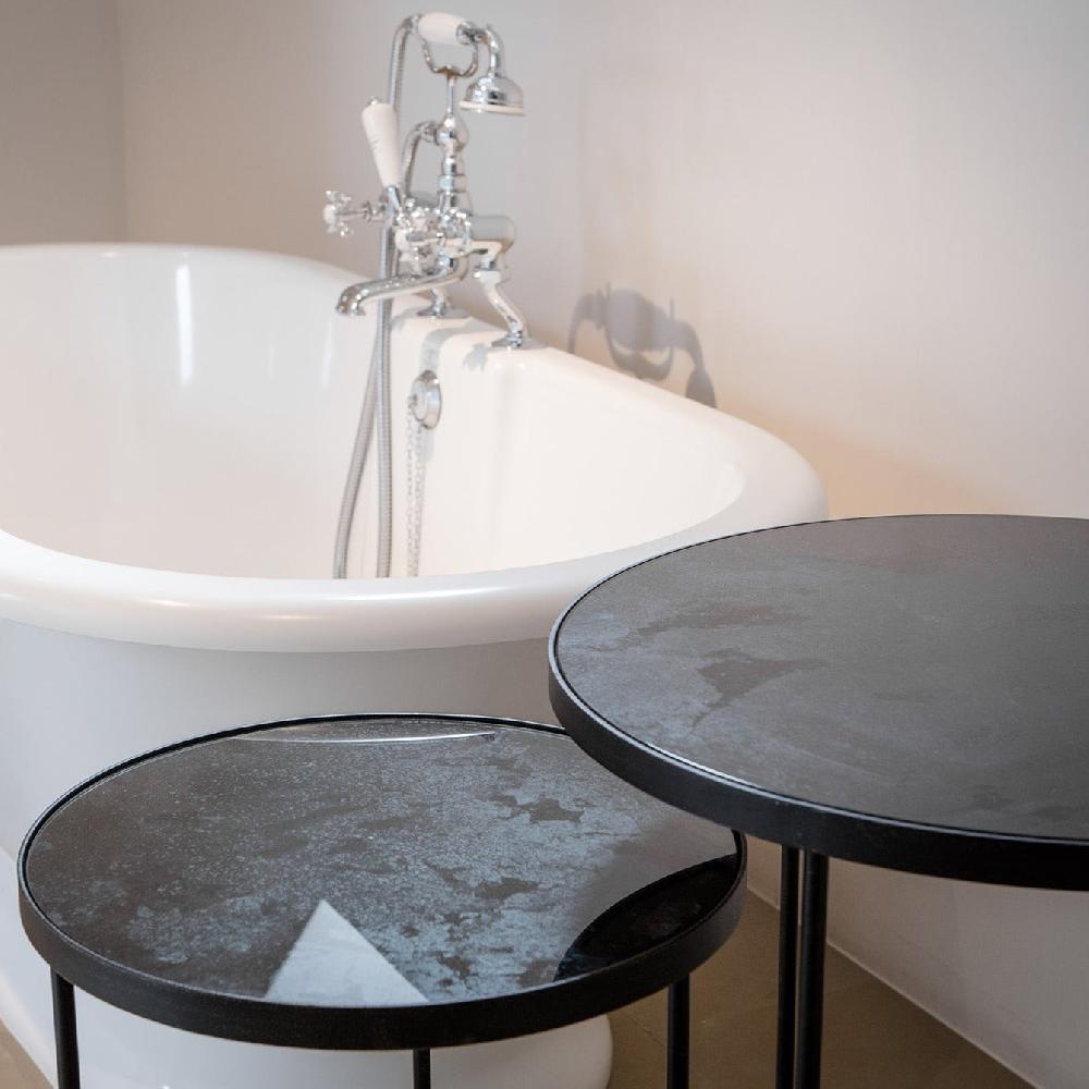 Be Home Nesting Side Table Set Of 2 Charcoal