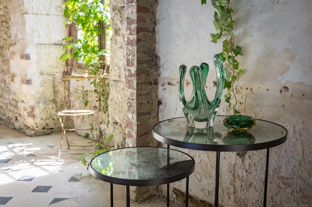 Be Home Nesting Side Table Set Of 2 Clear