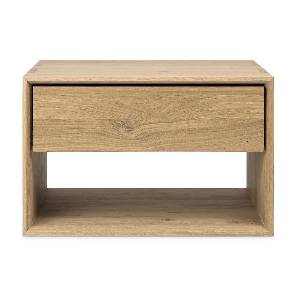 Be Home Nordic II Solid Oak Bedside Table