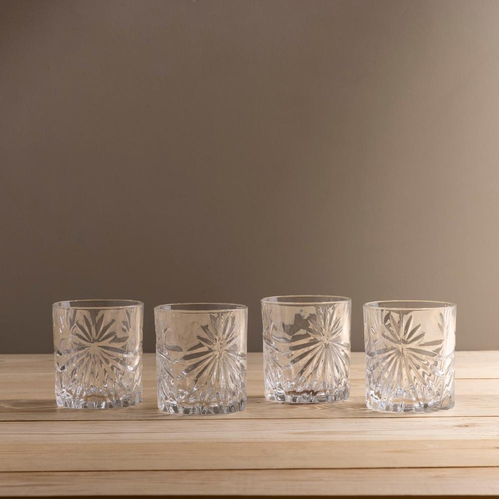 be home Oasis Old Fashioned Glass Set of 6